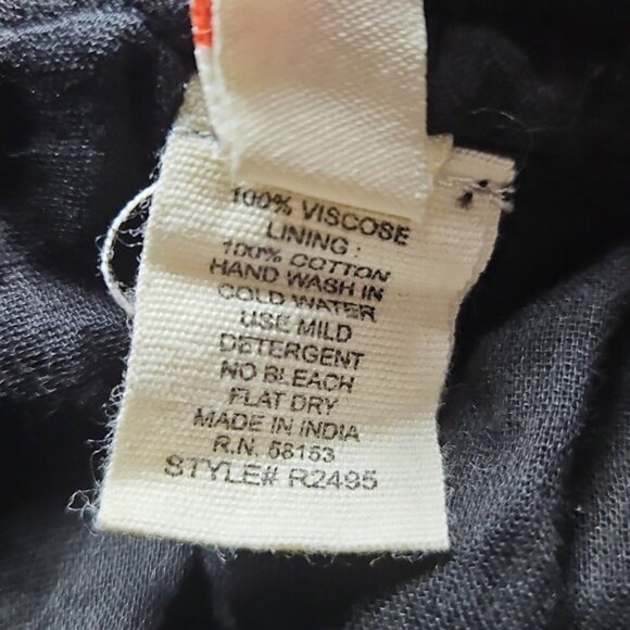 Anthropologie Raga Embroidered Maxi Beach Vacation Dress Medium New Boho - Picture 10 of 11